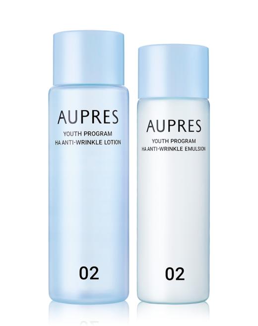 010101600000043	 欧珀莱AUPRES  臻粹轻龄玻尿酸水乳中样50ml+40ml（滋润型） 商品图0