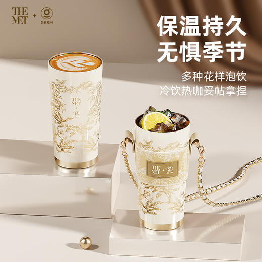 预售 | GERM x 大都会联名 闪耀系列保温杯咖啡杯大容量吸管水杯500ml[福利品] 商品图2