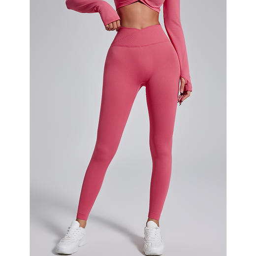 跃牌【化蝶双飞】系列 运动跑步速干透气瑜伽服健身套装（上衣MS1066+裤子MS0152） 商品图5