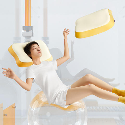 【绘睡】吐司嘭嘭枕护颈枕可水洗可高温 商品图0