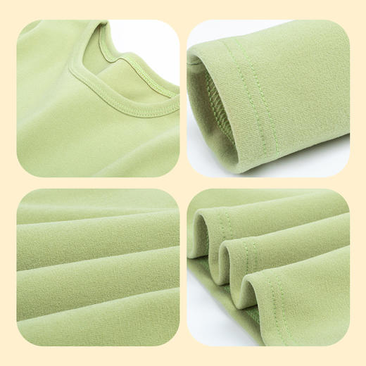 【每个细节，都为舒适而生！】儿童时尚纯色长袖T恤男女童简约圆领打底衫套头上衣宝宝秋冬内搭lm 商品图3