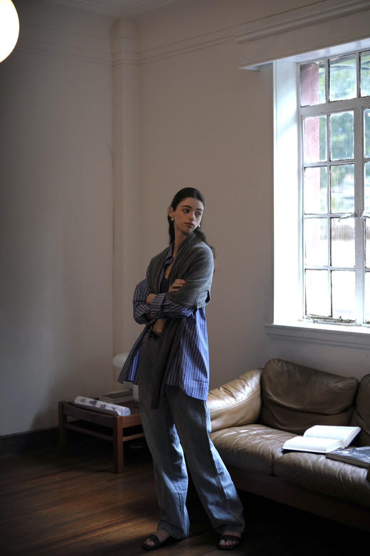 my dark blue striped shirt 商品图6