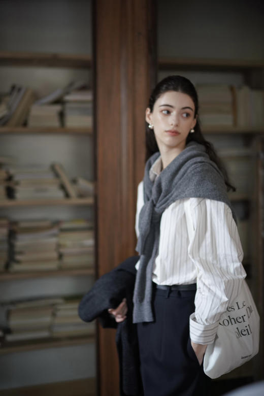 my light gray striped shirt 商品图6