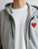 B.B.R 短绒爱心 拉链连帽 毛圈开衫卫衣 WY739 商品缩略图4