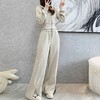 裁缝学苑AS126 运动套装连帽卫衣纸样拖地裤子版阔腿裤上衣样板图 商品缩略图2