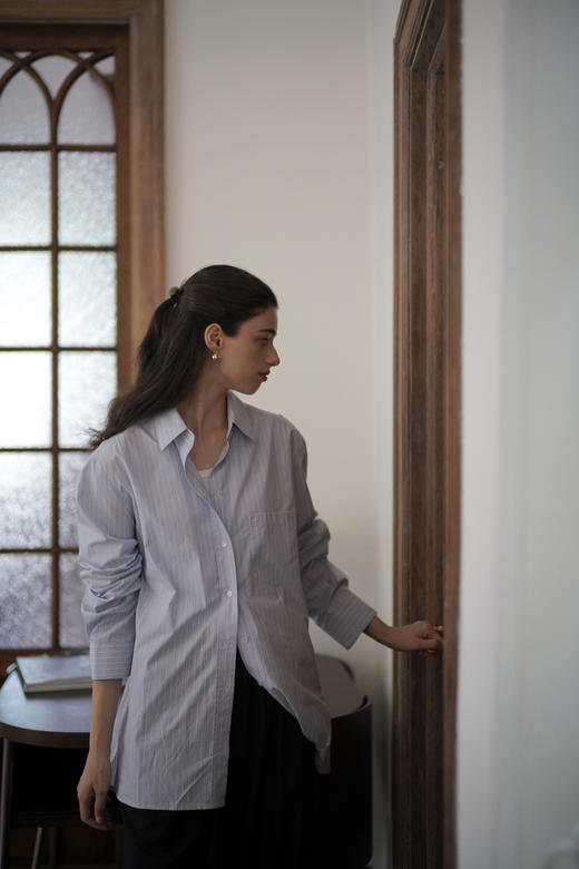 my light blue striped shirt 商品图4