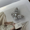 甄珠贝 水钻蝴蝶胸针 akoya真多麻8-9mm 商品缩略图1