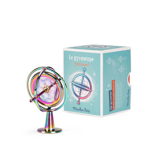 法国 Moulin Roty Gyroscope, dazzling colour
益智玩具 - 绚彩色陀螺仪-711186 商品图0