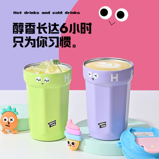 【浪漫细腻，温热永恒】316不锈钢咖啡杯，给生活注入爱的味道，轻盈随手，炙手可热的网红。男女学生必备，便携迷你。车载时尚杯子，让你时刻品尝香醇！ 商品图1