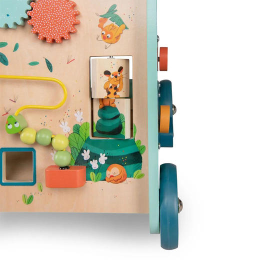 法国 Moulin Roty walking activity trolley 多功能学步小推车-668726 商品图3