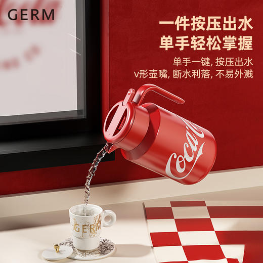 GERM x 可口可乐 家用大容量保温壶316不锈钢1.6L [福利品] 商品图2