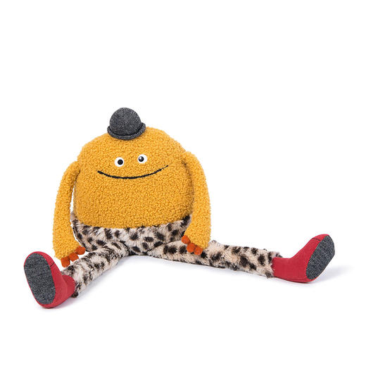 法国 Moulin Roty 奇趣怪诞系列坐骑着的黄色豆豆玩偶-716022 商品图2