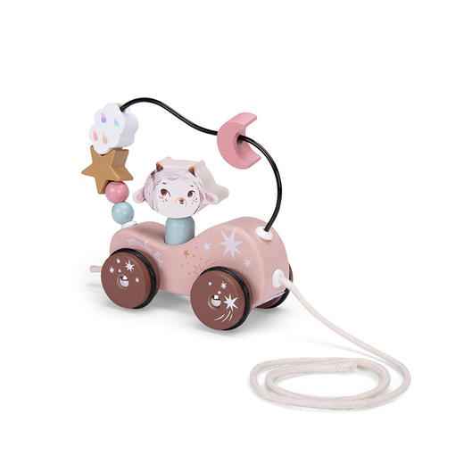 法国 Moulin Roty 雨后系列 3 个推车的拉力玩具-715367 商品图3