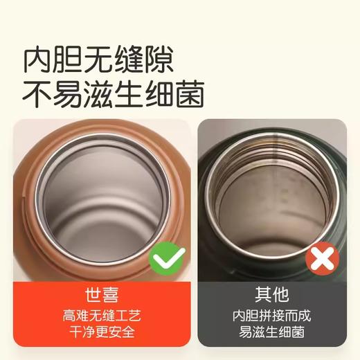世喜儿童保温杯18个月以上宝宝使用外出携带大容量500ml SX-91261/SX-91278 商品图3