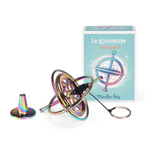 法国 Moulin Roty Gyroscope, dazzling colour
益智玩具 - 绚彩色陀螺仪-711186 商品图1