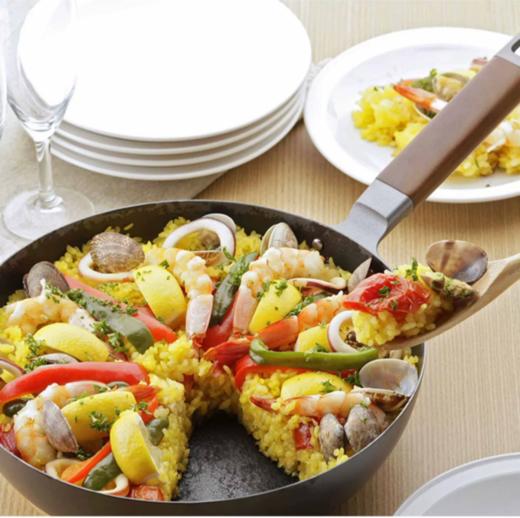 日本下村铁锅炒菜锅平底油炸煎锅无涂层 26cm 商品图1