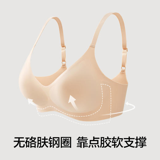 有棵树「3/4杯」小胸聚拢防下垂收副乳无痕内衣文胸女-WB6037 商品图1