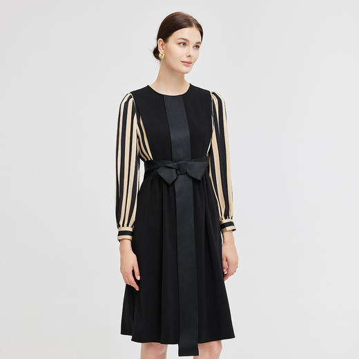 NG863斯尔丽2023秋季新款时尚减龄小礼服法式浪漫连衣裙 商品图2