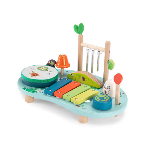 法国 Moulin Roty 儿童木制音乐汇演活动小台套装-668427 商品图2