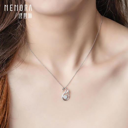 MEMORA诗普琳珠宝银S925天鹅之恋套链Y0053001(线上专供) 商品图6
