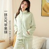 梦芭蒂睡衣套装长袖长裤经典圆领可爱加绒加厚女士家居服春秋2023细绒紧密家居服 商品缩略图2