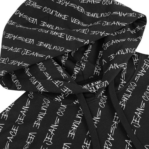 Versace 范思哲 男士全棉连帽字母印花休闲卫衣外套 11686 商品图3