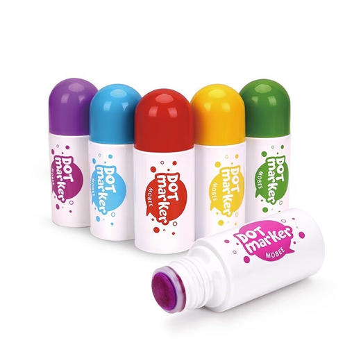 mobee点点画笔儿童绘画礼盒水彩笔可水  XHR 商品图1