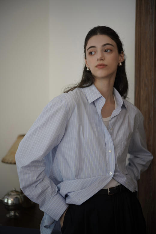 my light blue striped shirt 商品图1