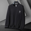 【新款DX】大依优型大码加绒卫衣圆领长袖加肥加大休闲运动上衣男打底衫胖子 商品缩略图1