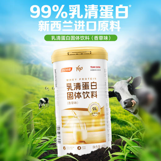 汤臣倍健乳清蛋白粉 健身增健肌粉香草味重400g 商品图2