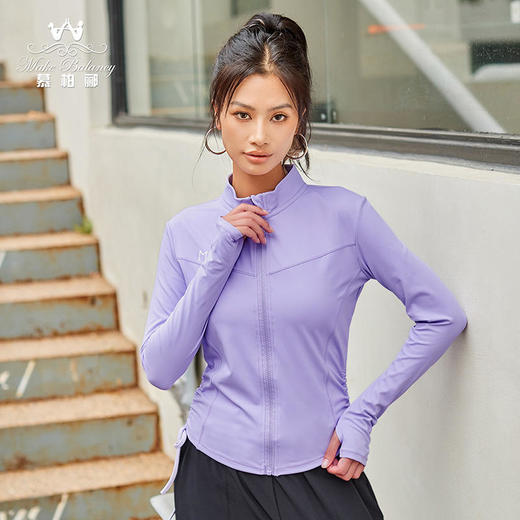 慕柏郦2023秋冬瑜伽罩衫1835 商品图2