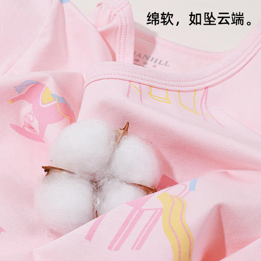 熳洁儿 儿童家居服印花棉套装长袖长裤萌趣卡通男女童可穿商场同款23703660 商品图7