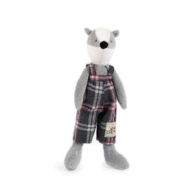 法国 Moulin Roty 农场大家庭系列小毛鼻袋熊维克多玩偶30厘米-632076