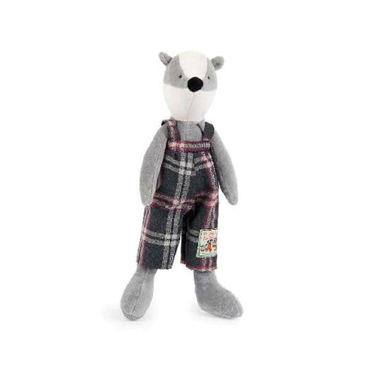 法国 Moulin Roty 农场大家庭系列小毛鼻袋熊维克多玩偶30厘米-632076 商品图0