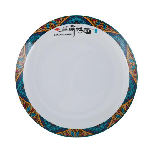 多彩兰州拉面密胺仿瓷餐具10个起包邮发货包破损 勺子40个起包邮包破损 商品图3