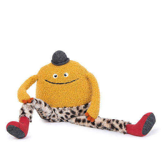 法国 Moulin Roty 奇趣怪诞系列坐骑着的黄色豆豆玩偶-716022 商品图1