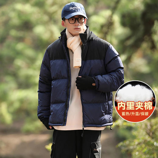 【新款DSY】大依优型大码棉服立领棉衣大码男装宽松潮流男士加肥加大胖子上衣保暖 商品图1