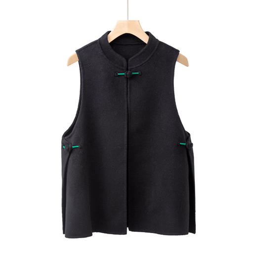 中式羊绒马甲 商品图1