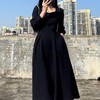 裁缝学苑AS123 茶歇法式方领收腰连衣裙纸样女装长袖长裙子打版板 商品缩略图2