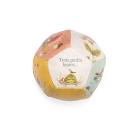 法国 Moulin Roty 三只邦尼兔系列儿童软球玩具-678510