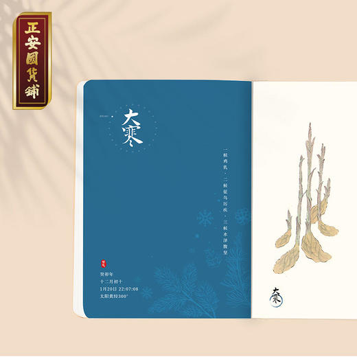 跟随节气养生生发温通力量2024年中医养生日记本1本【预售预计11月中旬发货】 商品图4