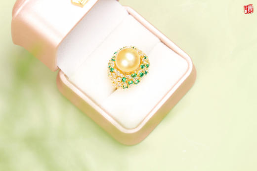 【芳菲】南洋金珍珠戒指 商品图4