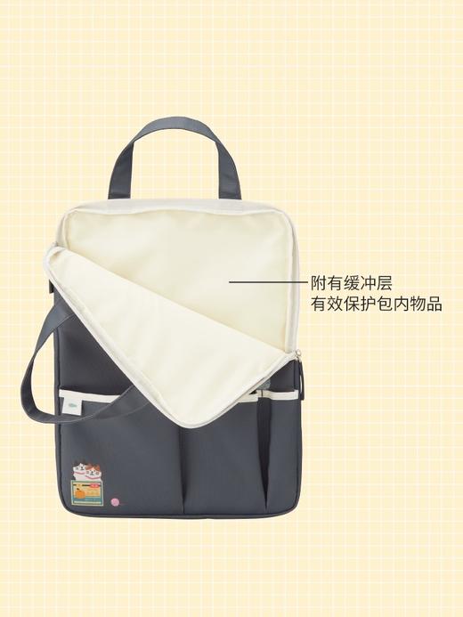 日本LIHIT LAB.喜利Cat's Daily可爱猫咪多功能手提包平板电脑包手拎包 商品图2