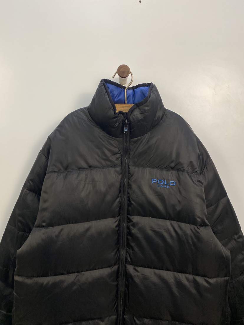 90年代 Vintage POLO L.A.U.S 双面穿 羽绒外套_DJK(XL)