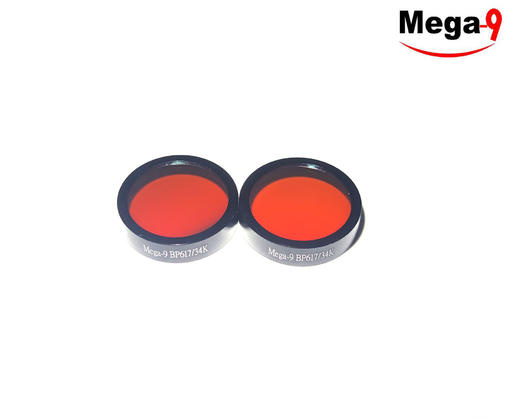 BP617/34K OD4@200-800 T>90% Φ25.4*6 带通滤光片 （带套圈） 商品图0