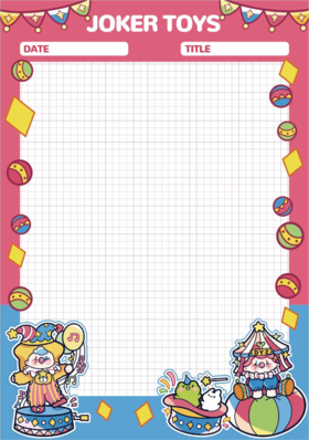 TIPETOYS豆芽酱拍纸本B5