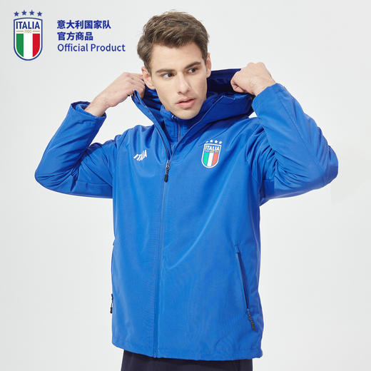 意大利国家队官方商品丨深蓝 新款 三合一冲锋衣男女同款保暖外套 商品图2