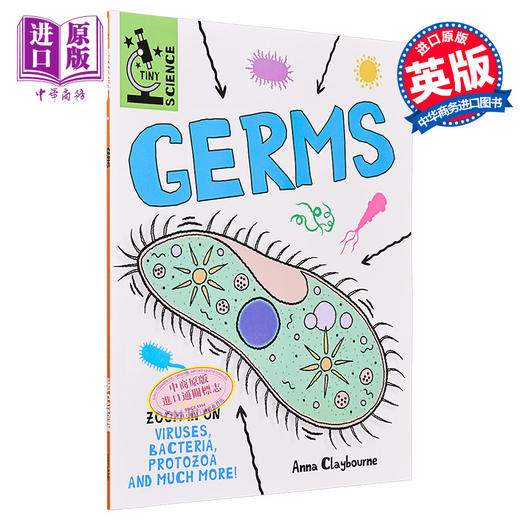 【中商原版】太喜欢科学了 微小科学系列 细菌 英文原版  Tiny Science Germs Anna Claybourne 科普百科 商品图0