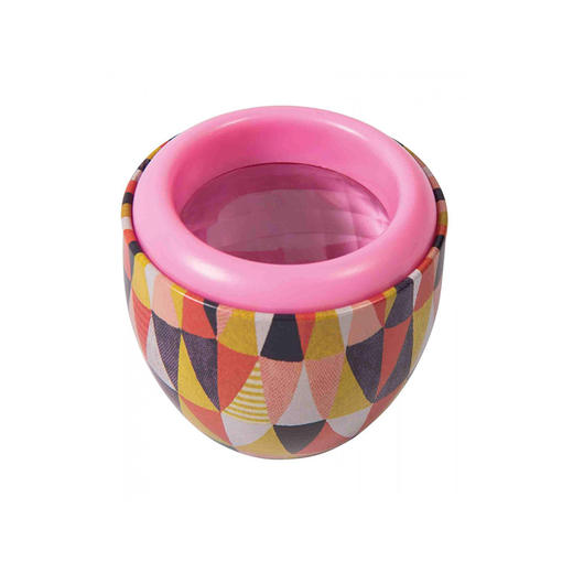 法国 Moulin Roty 小小的奇迹系列金属棱镜万花筒 , 三角形图案-711382 商品图1