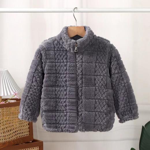 【加绒加厚，温暖整个冬季！】2023新款儿童泡芙绒保暖外套双面绒加厚棉服秋冬季男女童单上衣lm 商品图3
